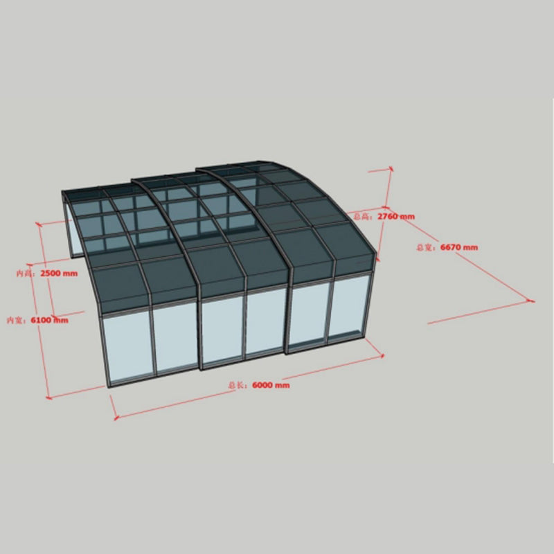 Sunroom Mobile Garage - Collapsible